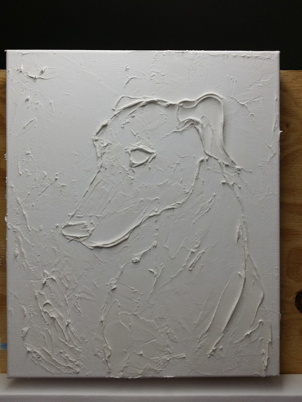 Blue Greyhound by SundayL Artist - paste only