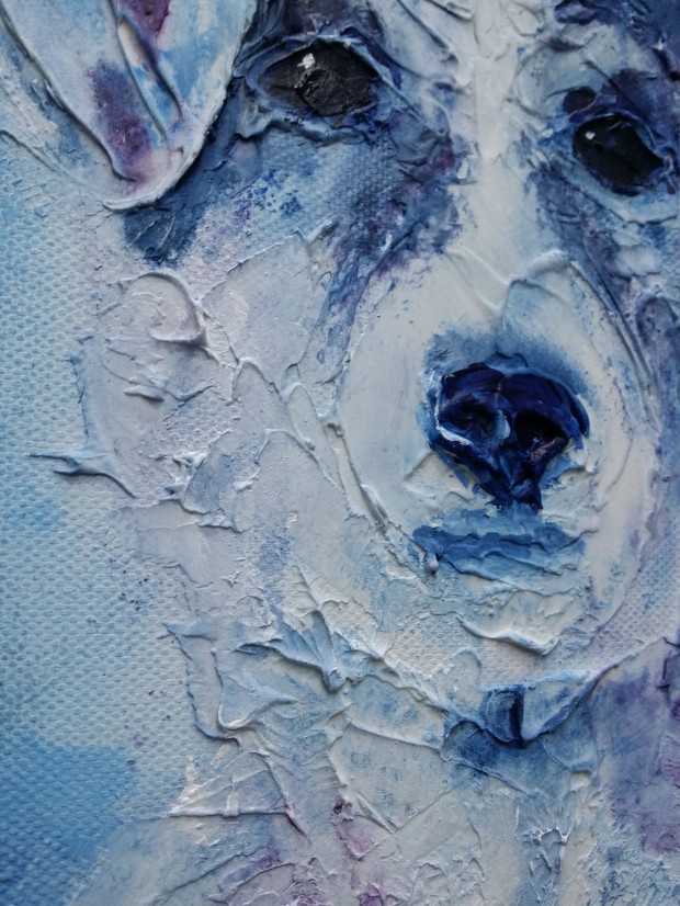 Blue Jack Russell by SundayL detail 2