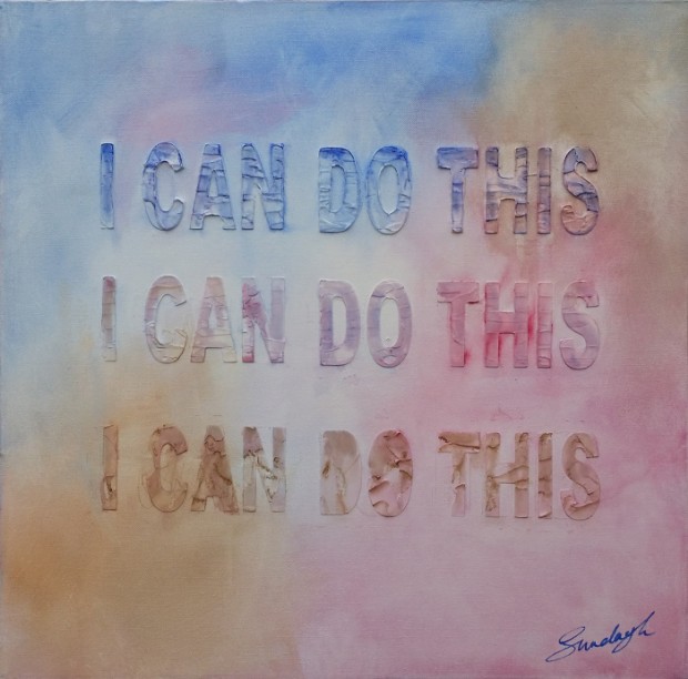 I Can Do This - an Acrylic painting by Abstract Artist SundayL