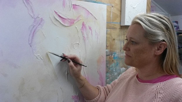 So Soft the Question with artist SundayL at the easel
