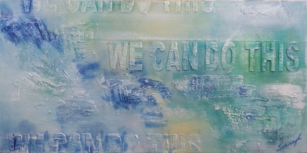 We Can Do this an Acrylic painting by Abstract Artist SundayL
